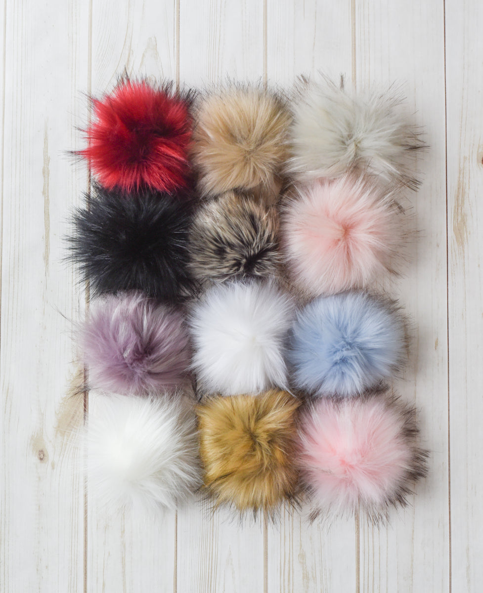 Sew on Snaps for Faux Fur Poms, 2 Part Metal Snaps, Set of 4 19mm Snaps,  Assorted Color Snaps, Snaps for Pom Poms, Maker Supplies